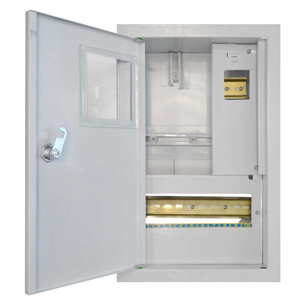 Щиток электрический внутренний на 10 модулей + электронный счетчик Нова ШМР-1Ф- 10В УЗО